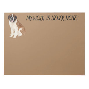 ST. BERNARD NOTEPAD