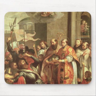 St. Bernard of Clairvaux and William X Duke Mouse Pad