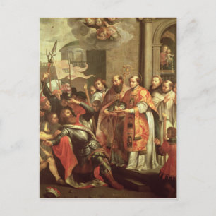 St. Bernard of Clairvaux and William X Duke Postcard