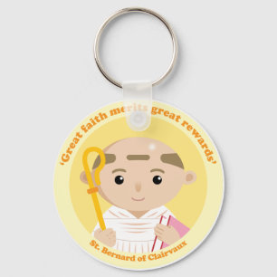 St. Bernard of Clairvaux Keychain