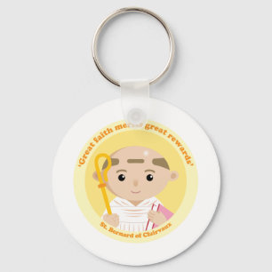 St. Bernard of Clairvaux Keychain