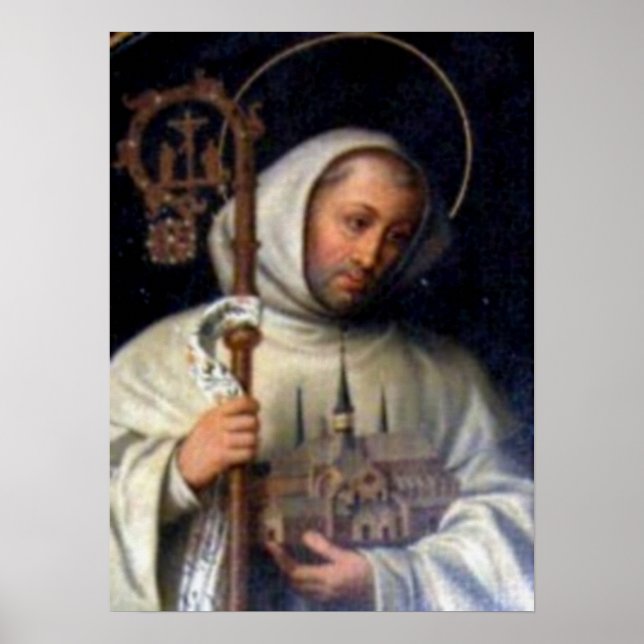 St. Bernard of Clairvaux Poster (Front)