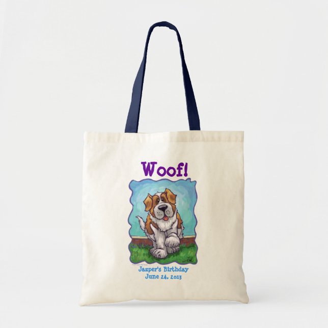 St. Bernard Party Centre Tote Bag (Front)