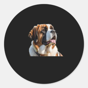 St. Bernard Proof That Size S Sticker 