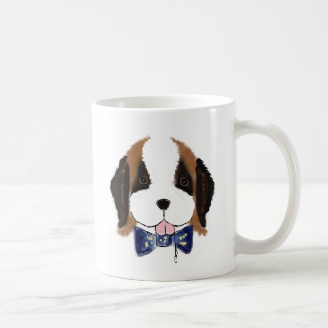 St. Bernard Puppy Mug - Slobbers Puppy Love Series (Droite)