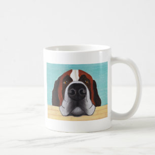 St Bernard - tasse de café drôle