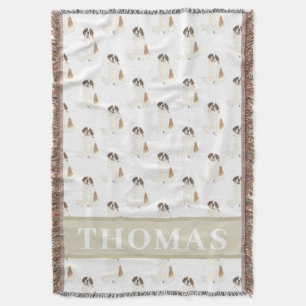 St. Bernard Throw Blanket