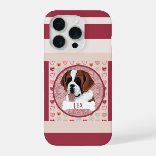 St Bernard Valentine Heart iPhone 11 Pro Case 