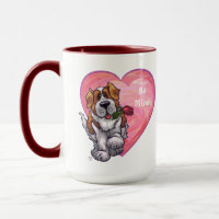St. Bernard Valentine's Day