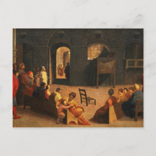 St Bernardino of Siena Preaching Postcard