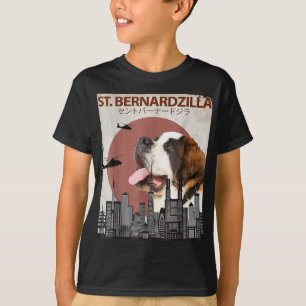 St. Bernardzilla Funny Saint Bernard Dog Lovers Su T-Shirt