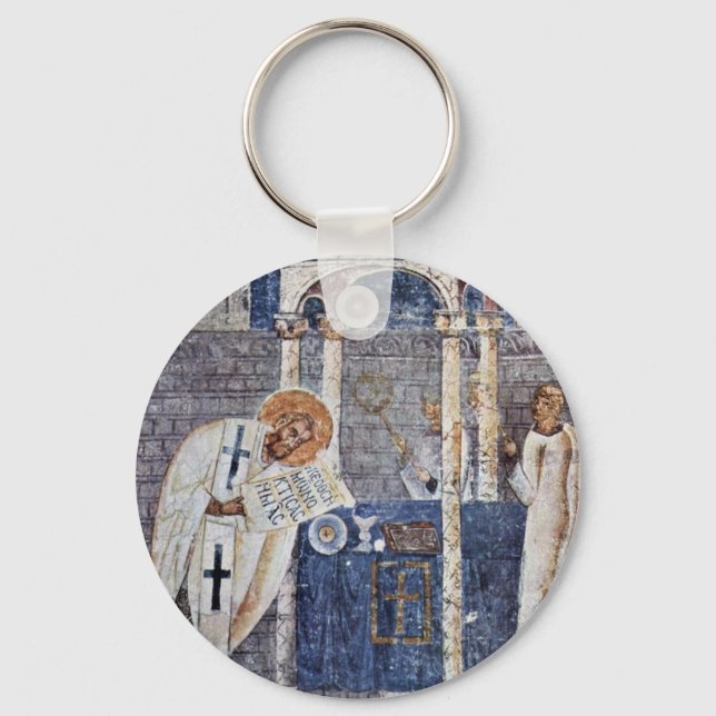 St. Blaise The Great By Meister Der Sophien-Kathed Keychain (Front)
