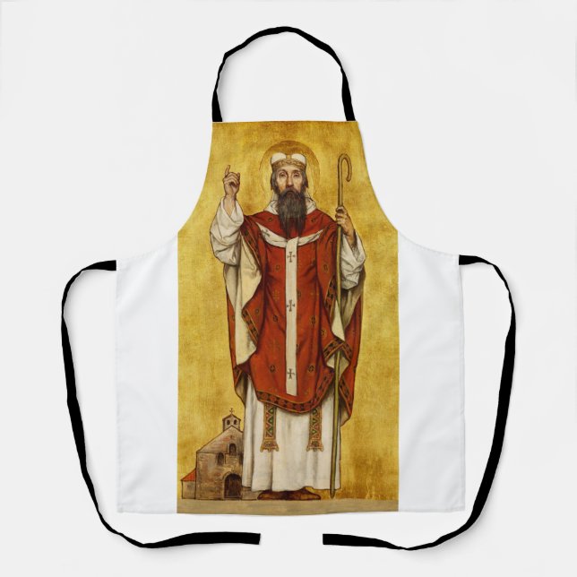 St. Boniface of Mainz - Patron of Educators Apron (Front)