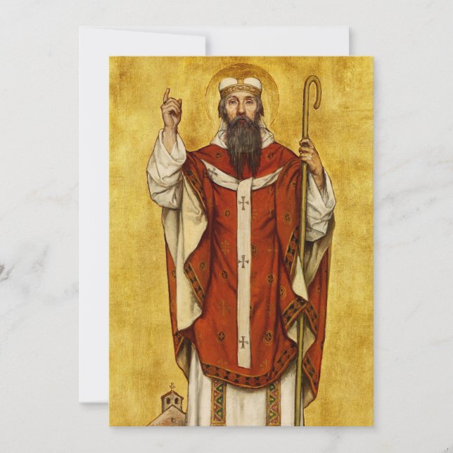 St. Boniface of Mainz - Patron of Educators Invitation (Front)