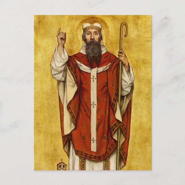 St. Boniface of Mainz - Patron of Educators Postcard (Front)