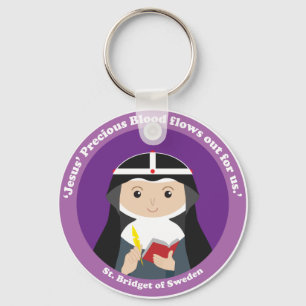 St. Bridget of Sweden Keychain