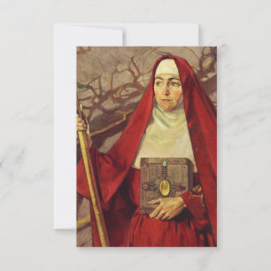 St. Brigid of Ireland Abbess of the Oak Holy Card