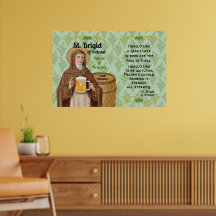 St. Brigid of Ireland and Her Barrel of Beer