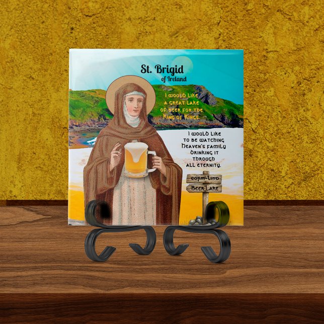 St. Brigid of Ireland and Her Lake of Beer Tile (Creator Uploaded)