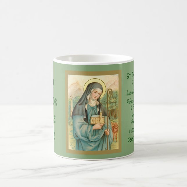 St. Brigid of Ireland (M 014) Coffee Mug 1 (Center)