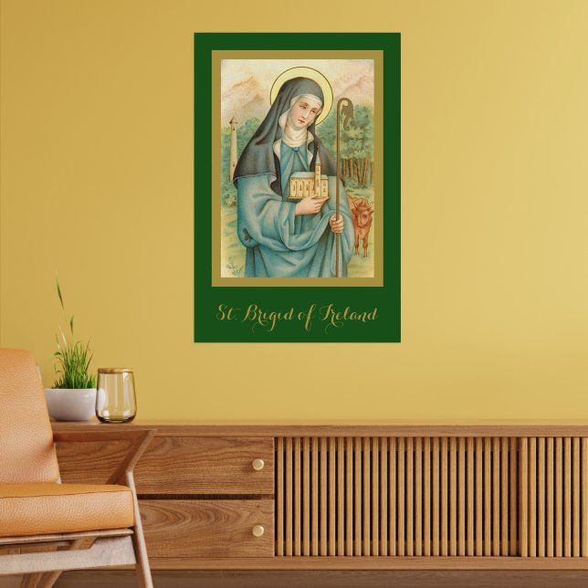St. Brigid of Ireland (M 014) Poster (Living Room 2)