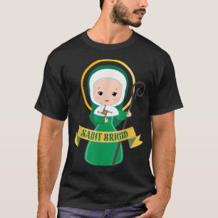 St Brigid of Kildare Cross Ireland Irish Cute Cath T-Shirt