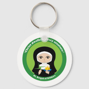 St. Brigid of Kildare Keychain