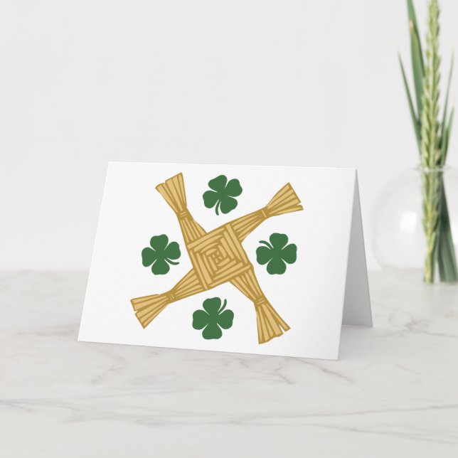 St. Brigids Cross Card (Front)