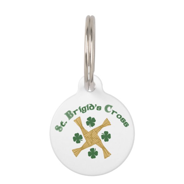 St. Brigids Cross Pet Tag (Front)