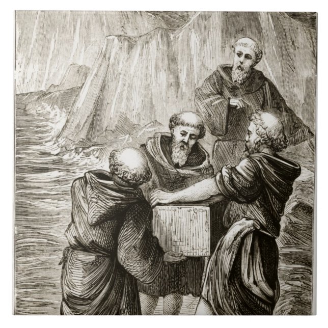 St. Brigit's box, from 'The Trias Thaumaturga, or Tile (Front)