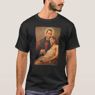 St Camillus De Lellis Catholic Patron Saint Nurses T-Shirt