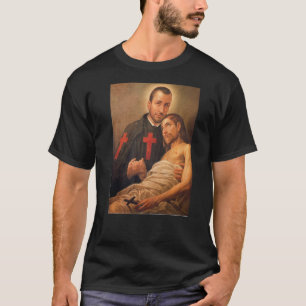 St Camillus De Lellis Catholic Patron Saint Nurses T-Shirt