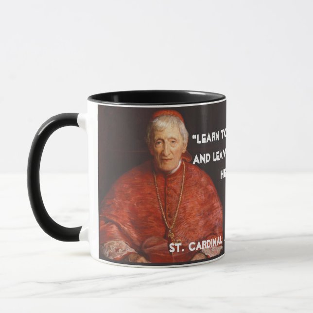 St. Cardinal John Henry Newman Canonization Quote Mug (Left)