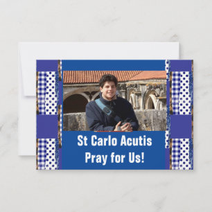St Carlo Acutis Card