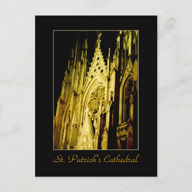 'St. Carte postale de la cathédrale de Patrick à l (Devant)