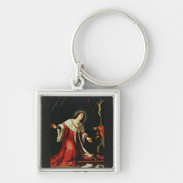 St. Casimir Jagiellon - Patron Saint of Poland Keychain (Front)