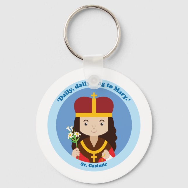 St. Casimir Keychain (Front)