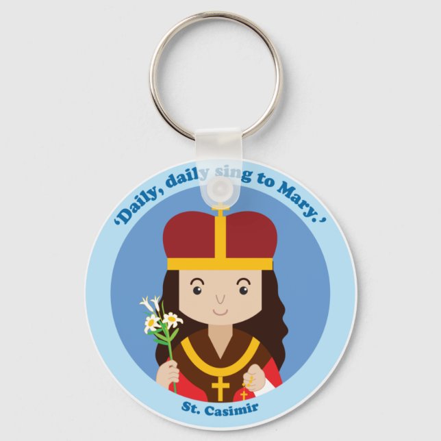 St. Casimir Keychain (Front)