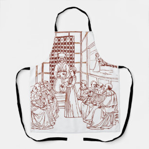 St Catherine Disputing with Scholars by Masolino Apron