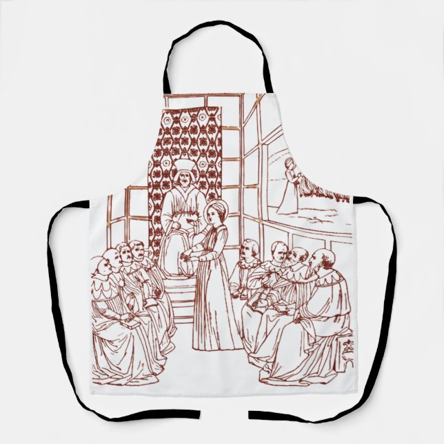 St Catherine Disputing with Scholars by Masolino Apron (Front)
