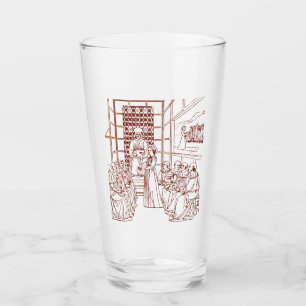 St Catherine Disputing with Scholars by Masolino Glass