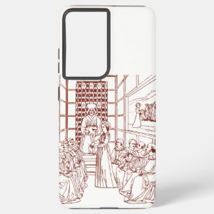 St Catherine Disputing with Scholars by Masolino Samsung Galaxy Case