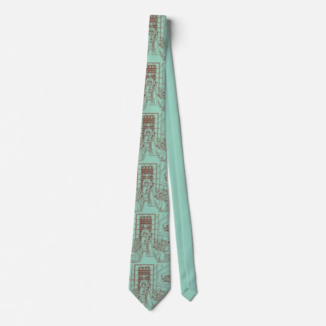 St Catherine Disputing with Scholars by Masolino Tie (Front)