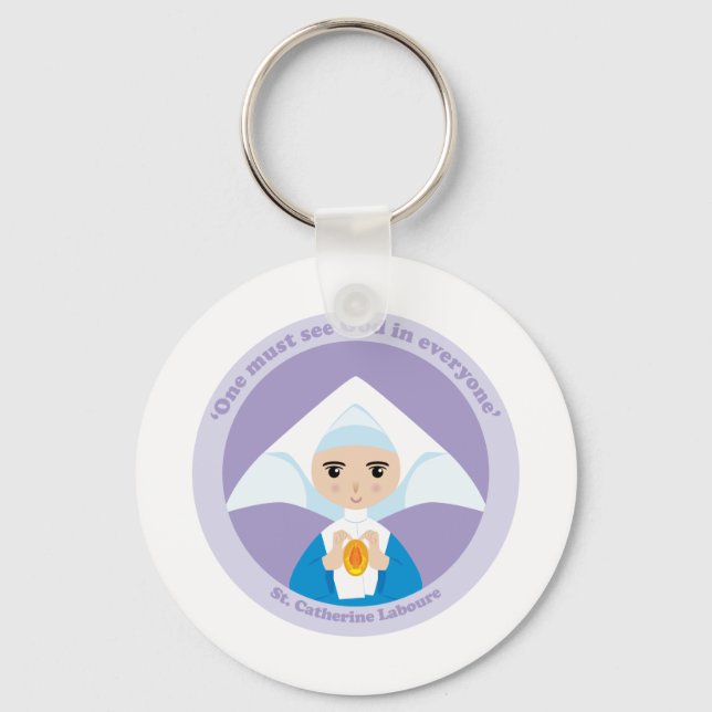 St. Catherine Laboure Keychain (Front)