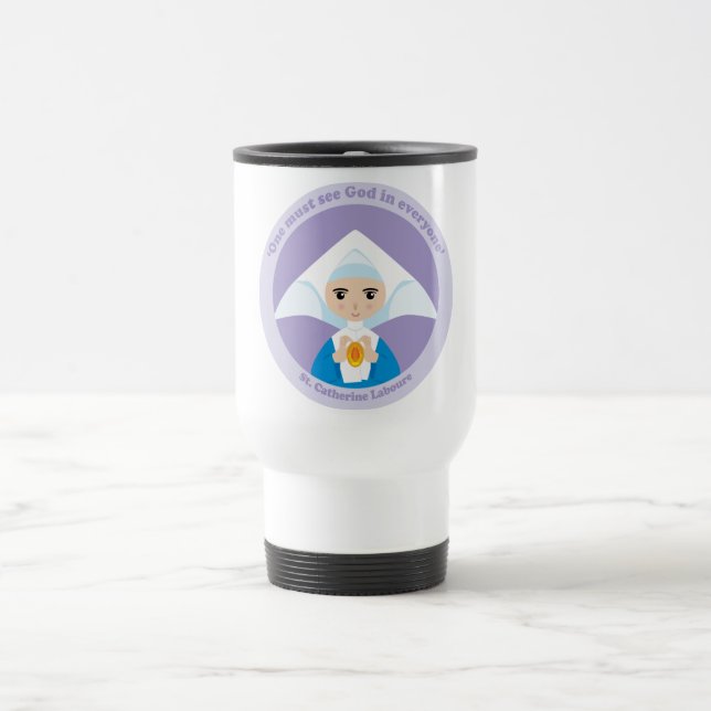 St. Catherine Laboure Travel Mug (Center)