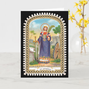 St. Catherine of Alexandria in Egyptian Dress Card
