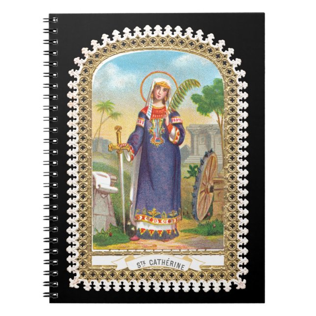 St. Catherine of Alexandria in Egyptian Dress Notebook (Front)
