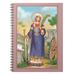 St. Catherine of Alexandria in Egyptian Dress Notebook