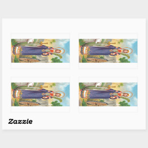 St. Catherine of Alexandria in Egyptian Dress Sticker