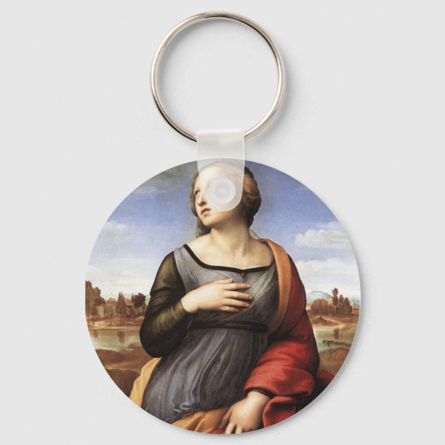 St. Catherine of Alexandria Keychain (Front)